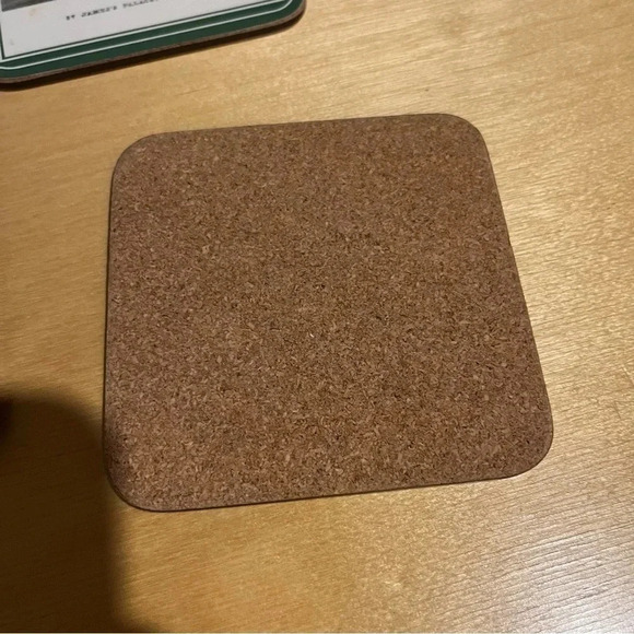 London Scenes Beverage Coasters Cork Backed Set of Set Of 6 England Vintage - Picture 5 of 7